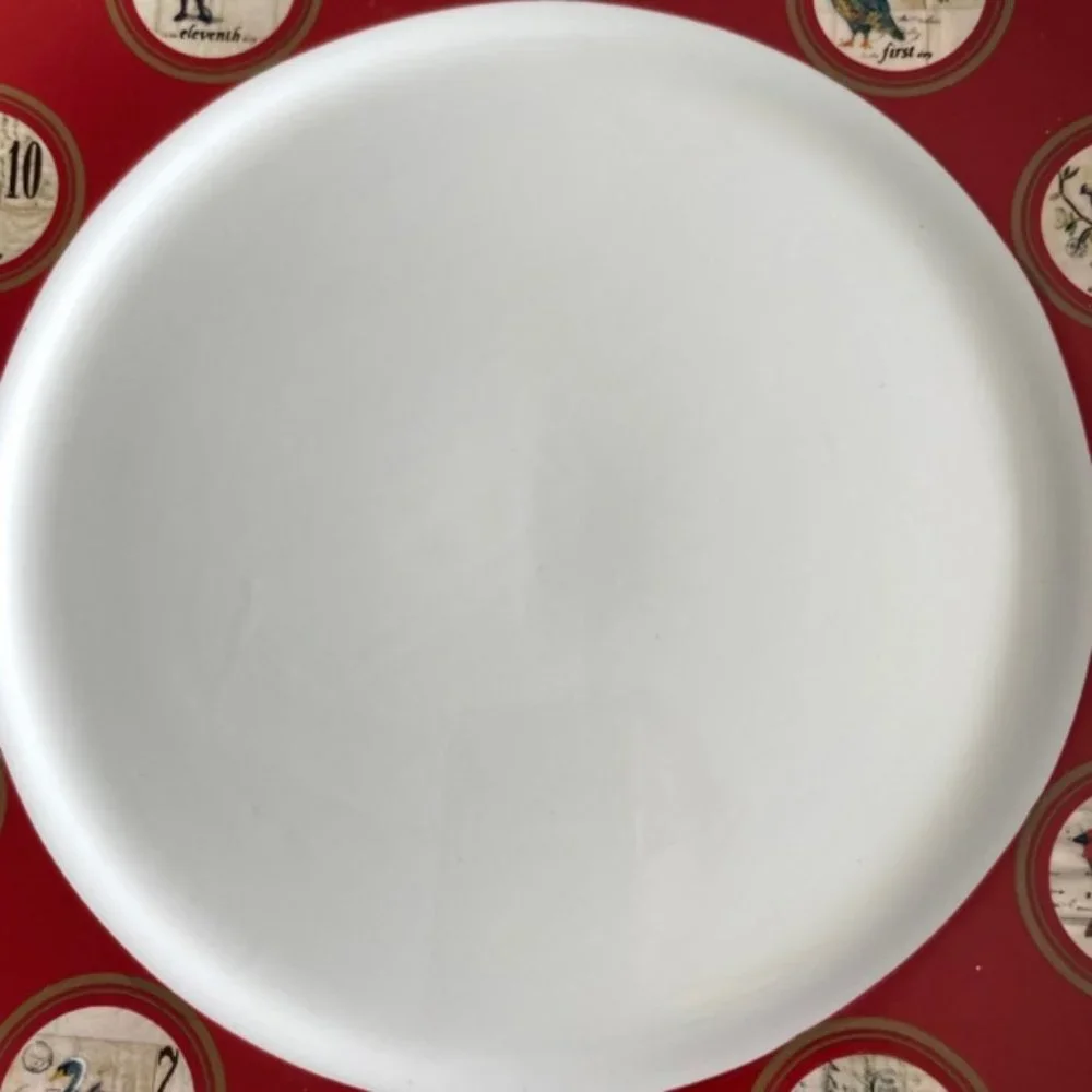 WILLIAMS SONOMA 12 DAYS OF CHRISTMAS DINNER PLATE PREOWNED